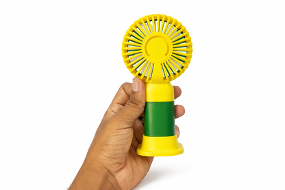 Premium Rechargeable Mini Handheld Fan – Portable Pocket Fan with Stand in 3 color