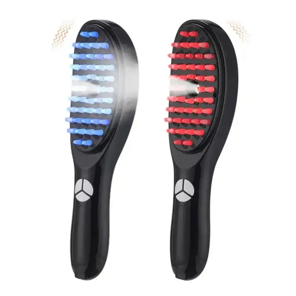 rechargeable Electric Hair Growth Massage Comb – Red & Blue Light Therapy Scalp Massager Brush with Liquid Tank for Hair Regrowth